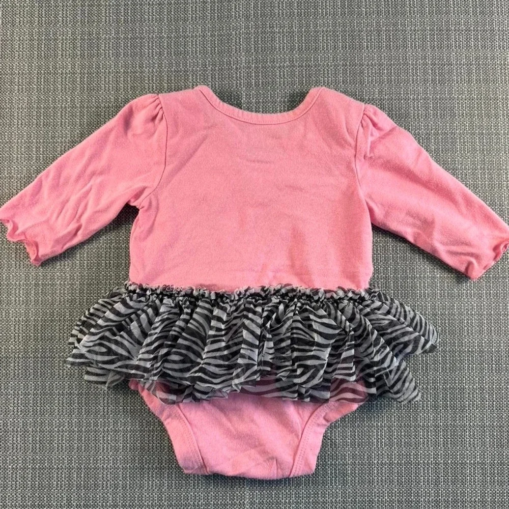 Faded Glory pink onesie with tutu